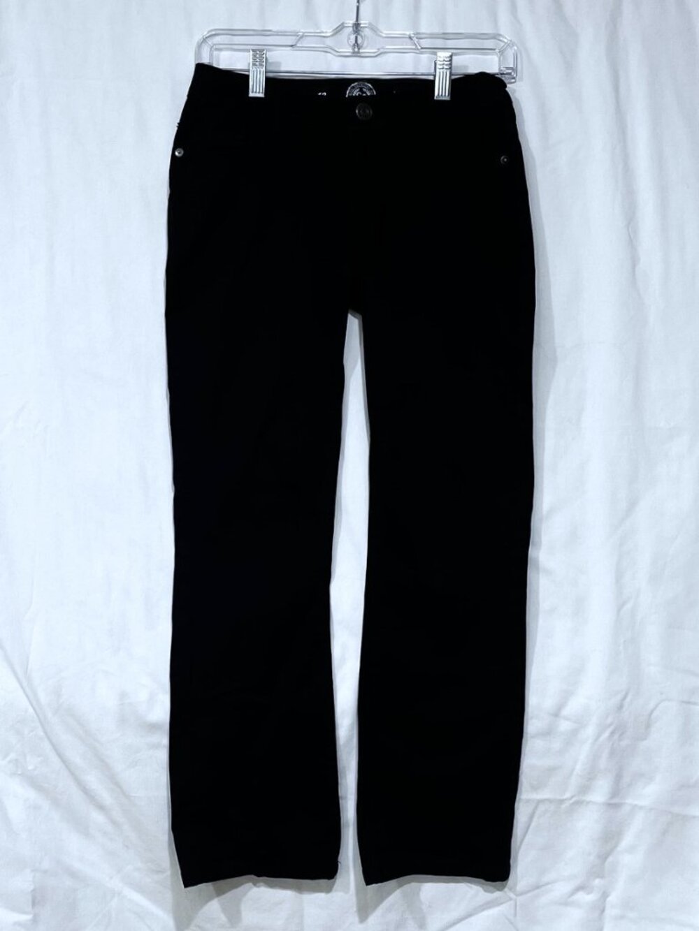 SO Brand – Girl’s Black Bootcut Jeans – Adjustable Waist – Size 12